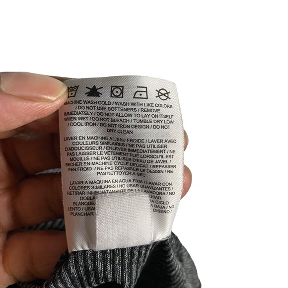 Nike Golf Men's Gray/Black Performance Wear Striped Dri-Fit Polo Shirt - Picture 9 of 10